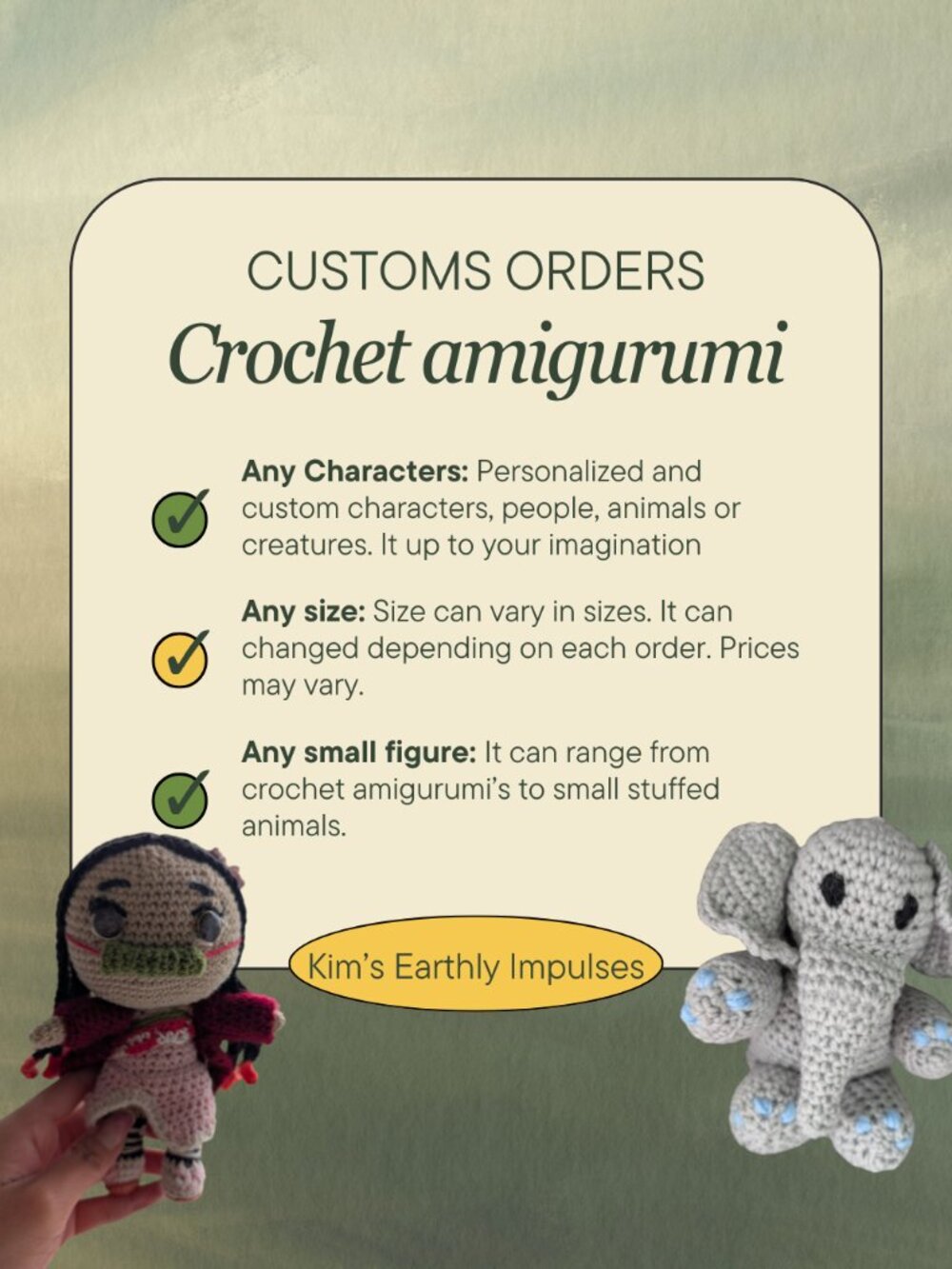 Custom Amigurumi/ Plushy